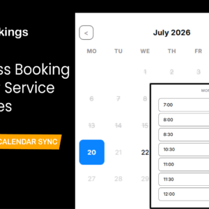 Zen Bookings – Booking & Scheduling Plugin